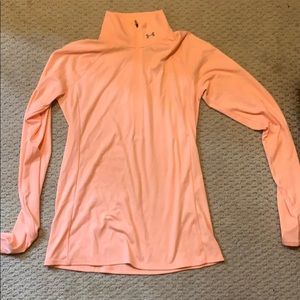 quarter zip workout sweatshirt
